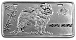 Dog License Plate - Chow Chow