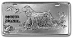 Dog License Plate - Cocker Spaniel