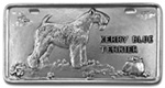 Dog License Plate - Kerry Blue Terrier