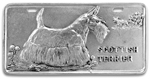 Dog License Plate - Scottish Terrier
