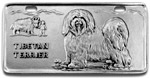 Dog License Plate - Tibetan Terrier